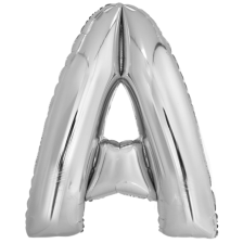 Large Letter A Silver